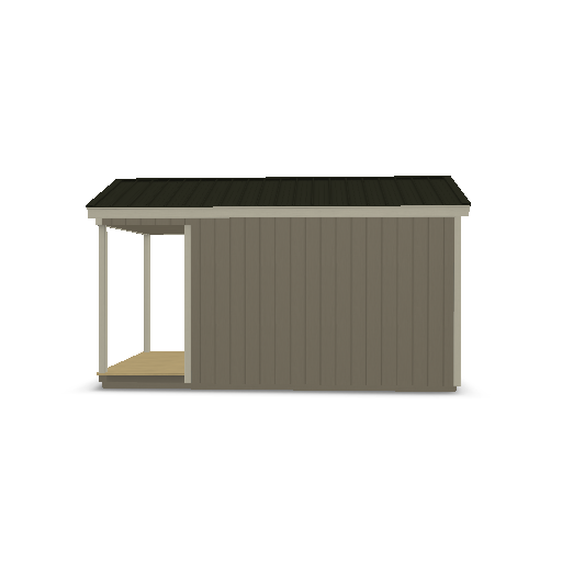 Cabin with Porch 8x16 - Image 5