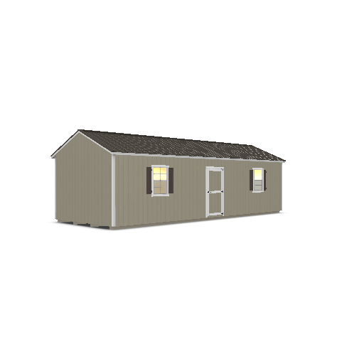 The Painted Cabin 12x32