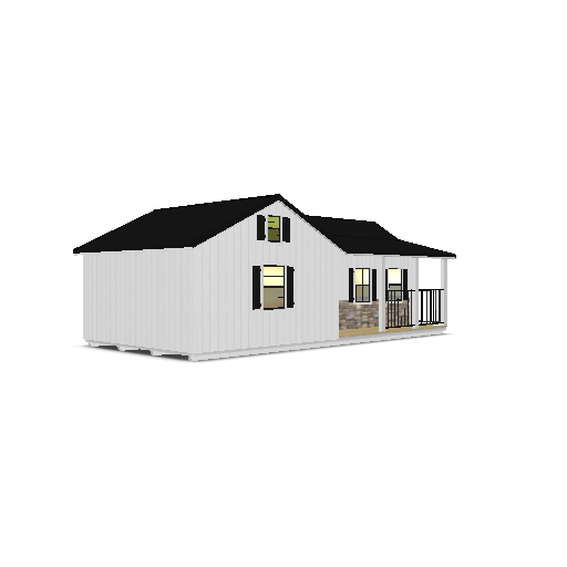 Ponderosa – Single Gable 14x30