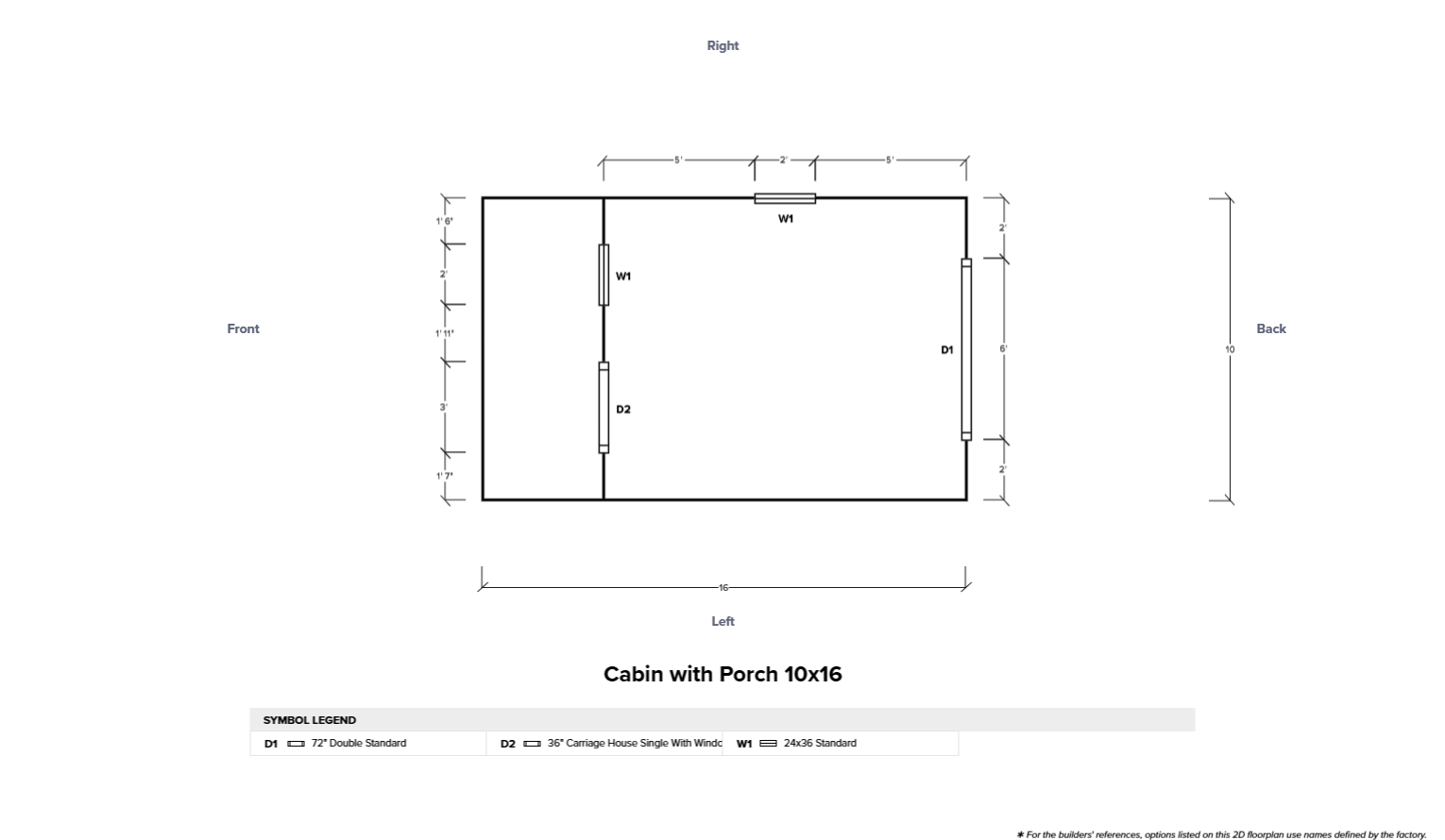 Cabin with Porch 10x16 - Image 6