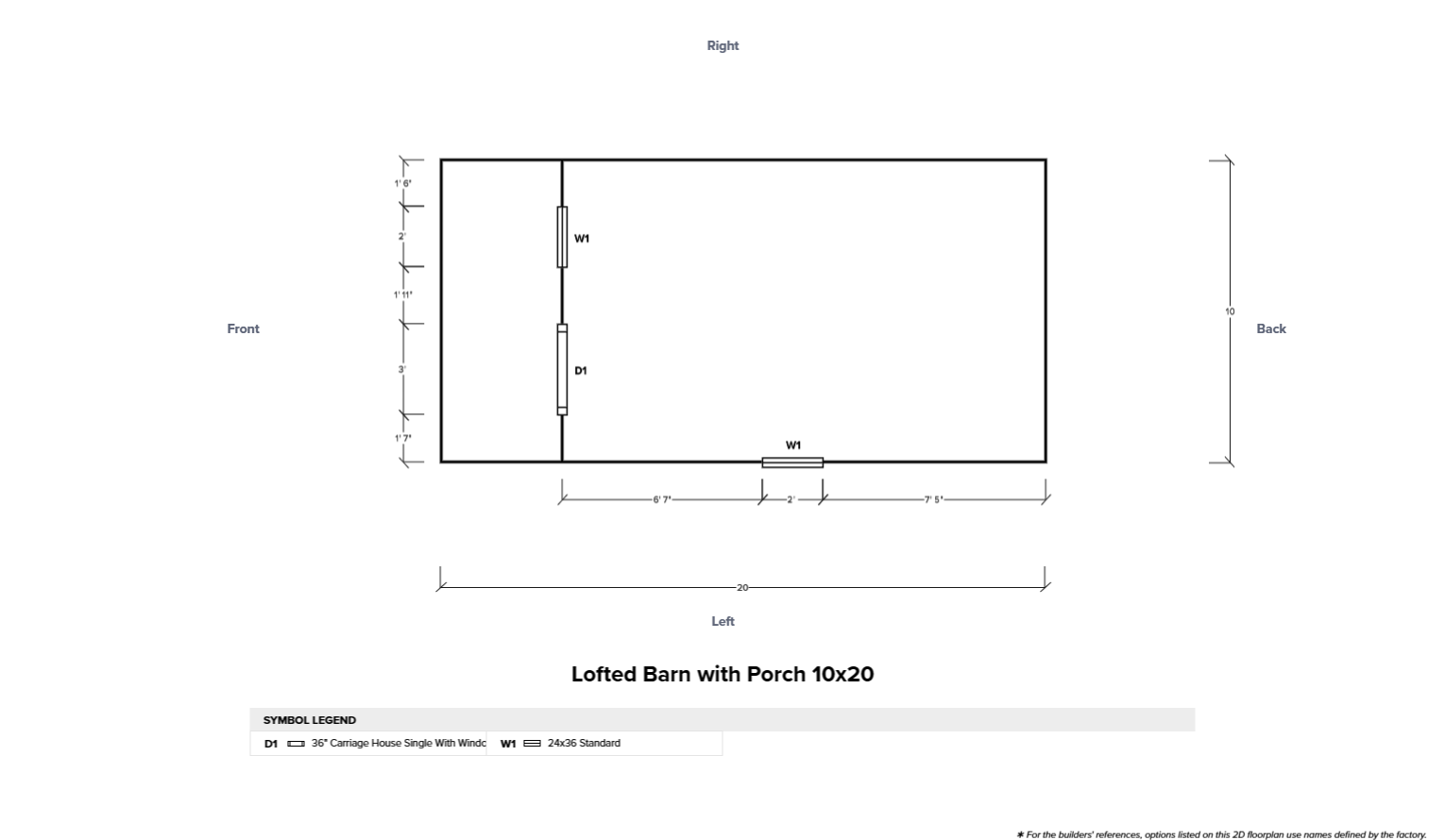 Lofted Barn with Porch 10x20 - Image 6