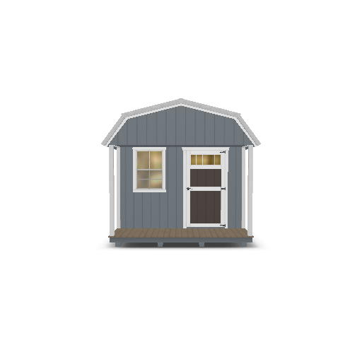 Lofted Barn with Porch 10x20 - Image 2