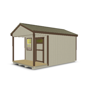 Cabin with Porch 10x16