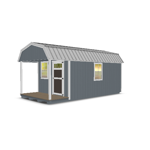 Lofted Barn with Porch 10x20