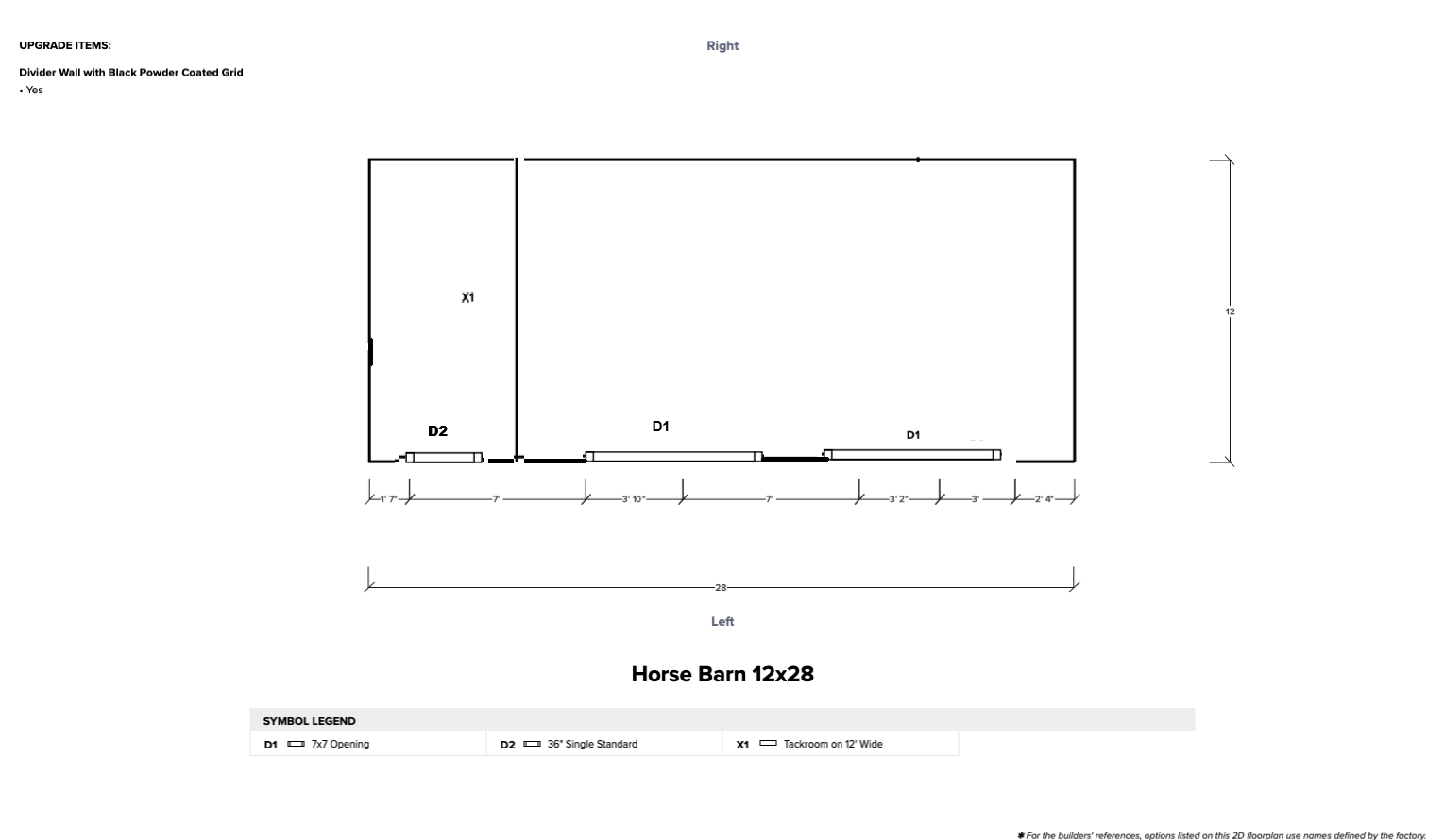 Horse Barn 12x28 - Image 6