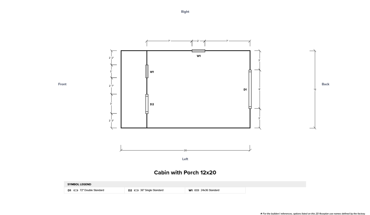 Cabin with Porch 12x20 - Image 6