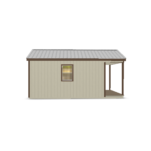 Cabin with Porch 12x20 - Image 4
