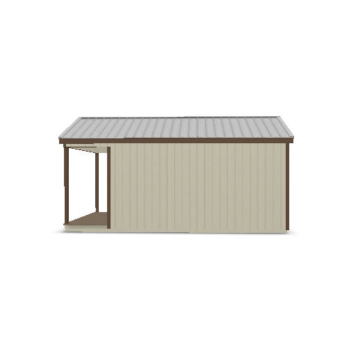 Cabin with Porch 12x20 - Image 5