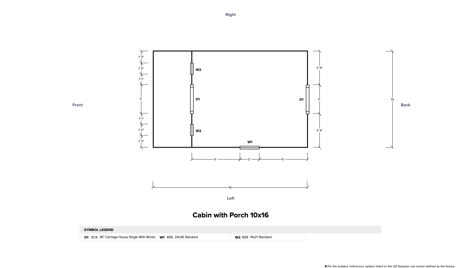 Cabin with Porch 10x16 - Image 6