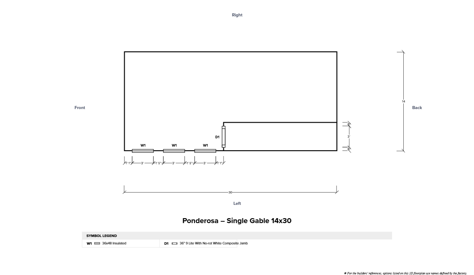 Ponderosa – Single Gable 14x30 - Image 6