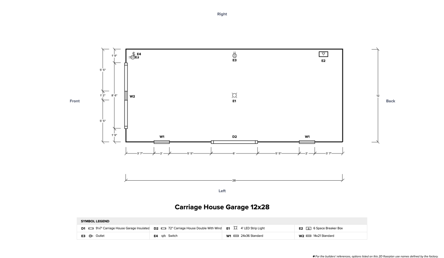 Carriage House Garage 12x28 - Image 6