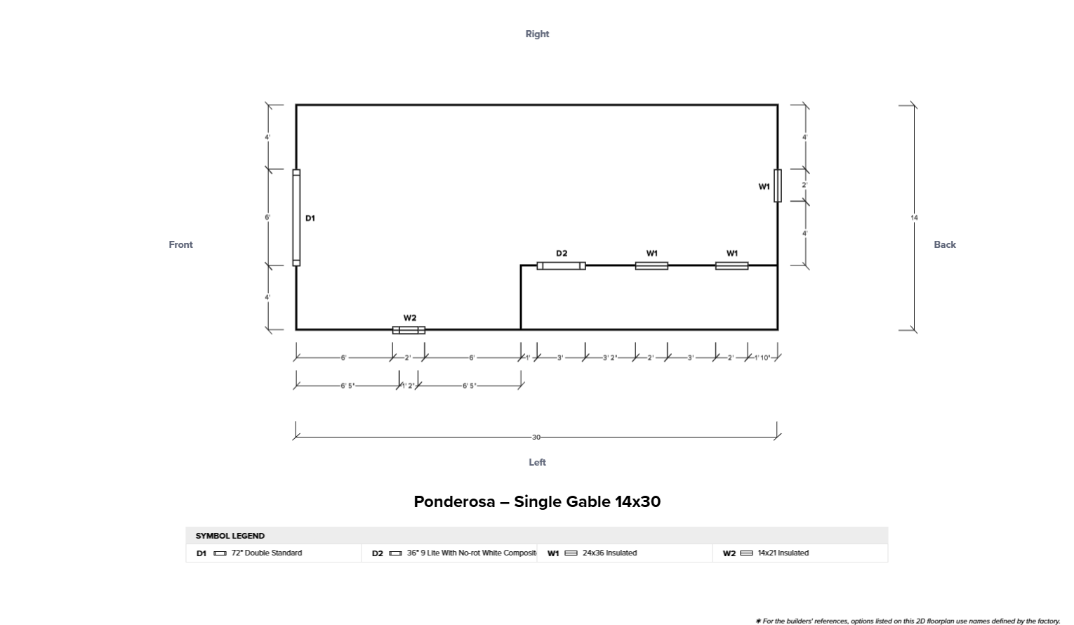 Ponderosa – Single Gable 14x30 - Image 6
