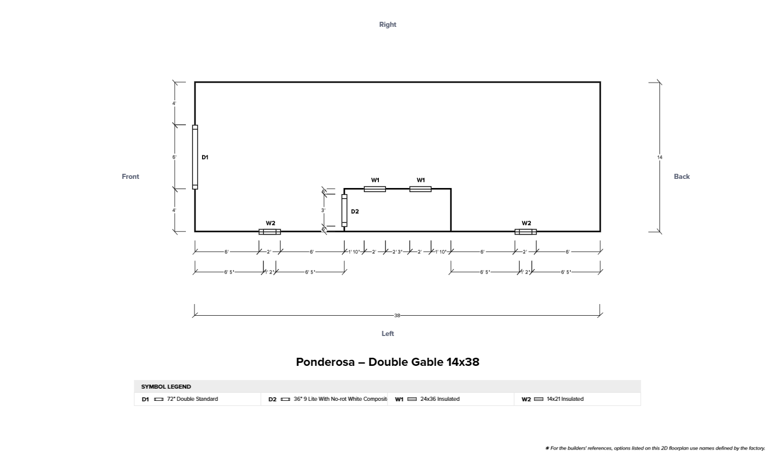 Ponderosa – Double Gable 14x38 - Image 6