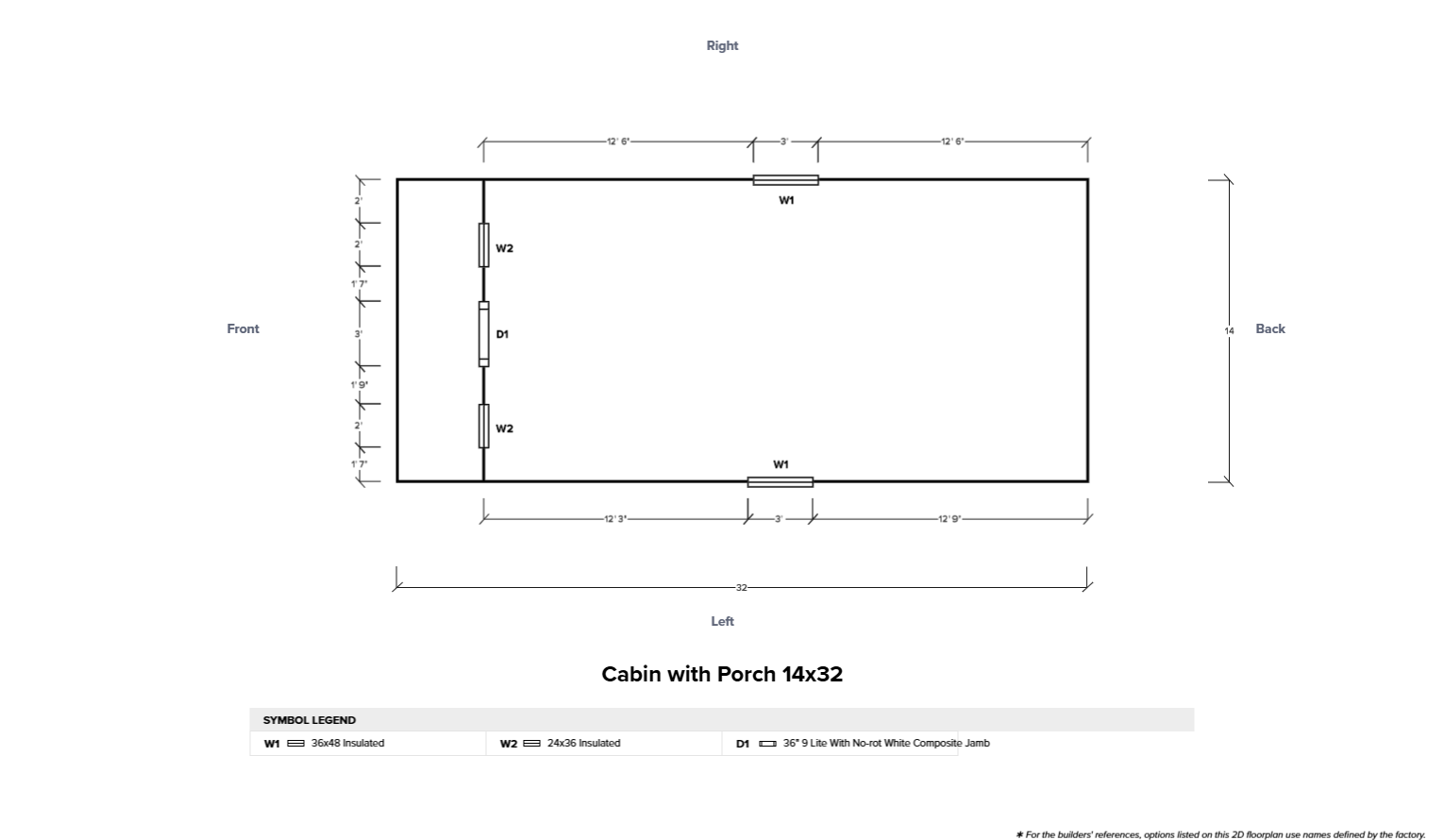 Cabin with Porch 14x32 - Image 6