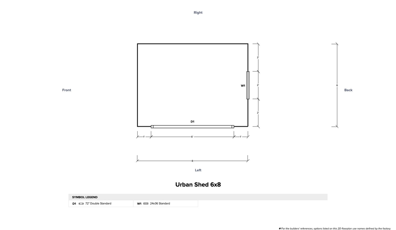 Urban Shed 6x8 - Image 6