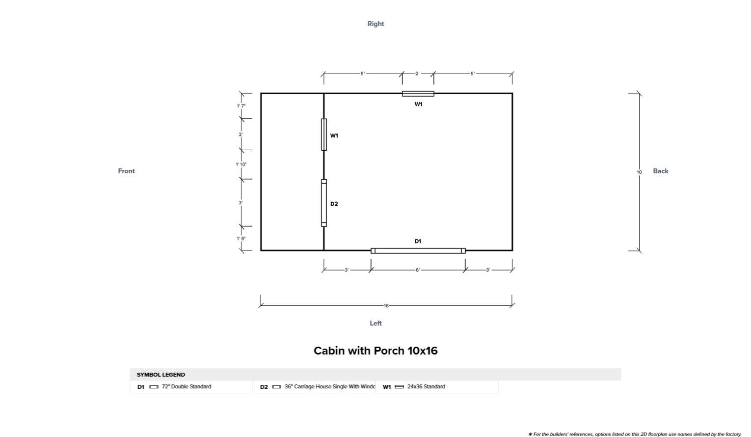 Cabin with Porch 10x16 - Image 6