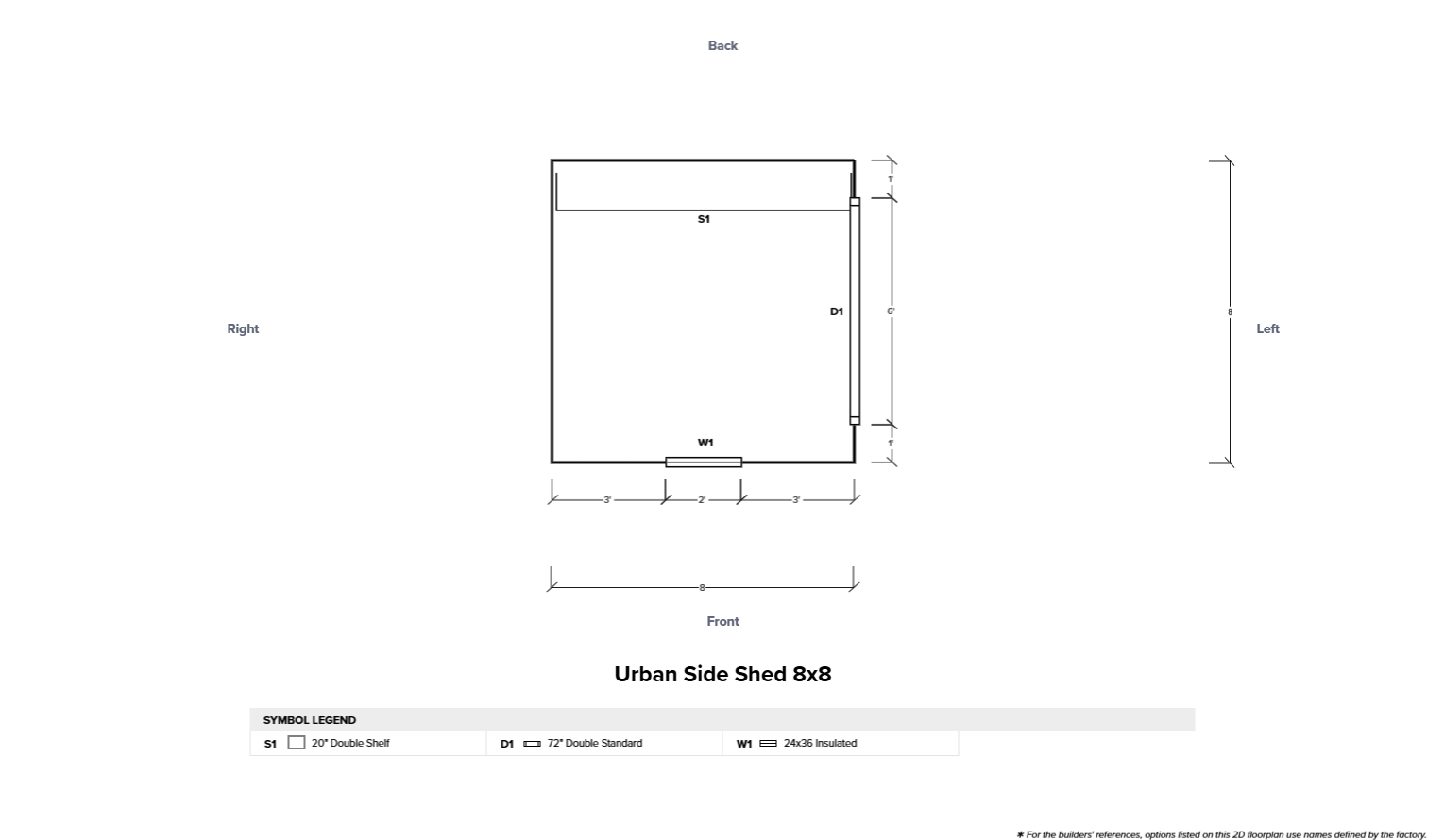 Urban Side Shed 8x8 - Image 6