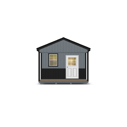 Cabin with Porch 12x24 - Image 2