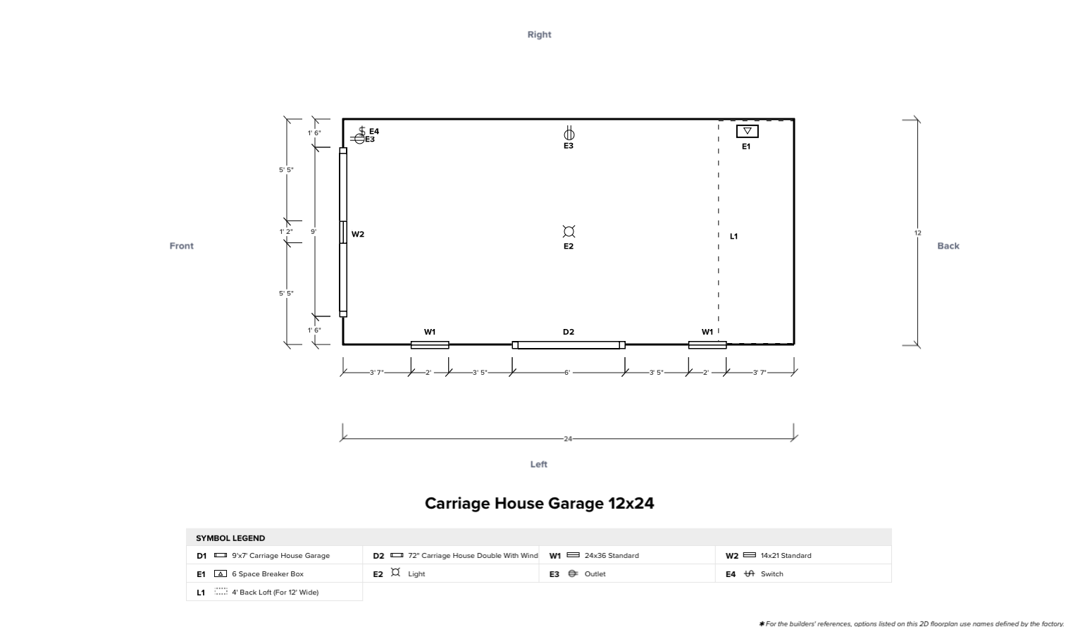 Carriage House Garage 12x24 - Image 6