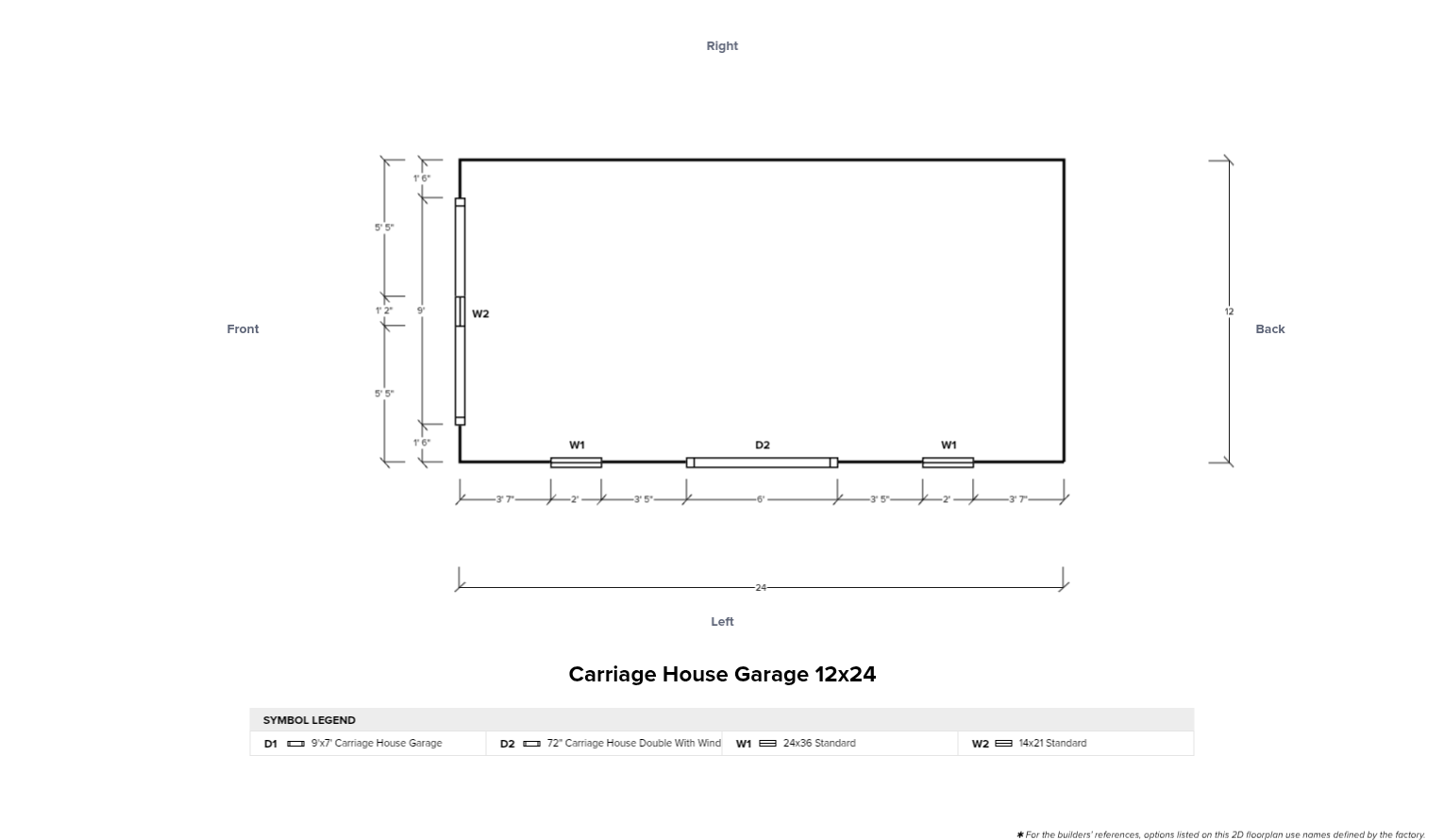 Carriage House Garage 12x24 - Image 6