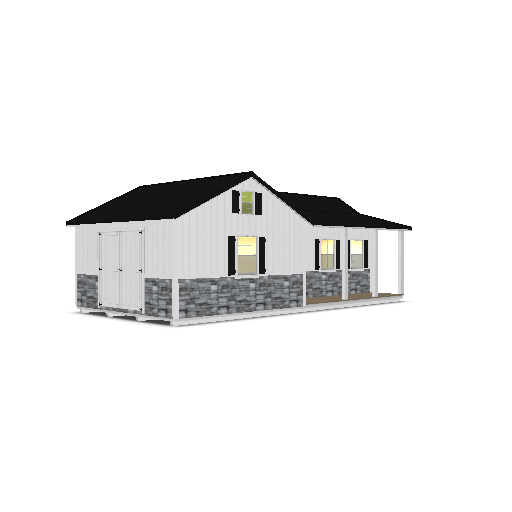 Ponderosa - Single Gable 14x30
