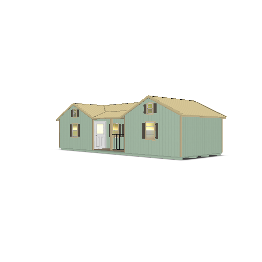 Ponderosa - Double Gable 14x38