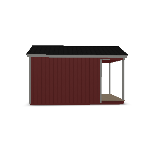 Cabin with Porch 10x16 - Image 4