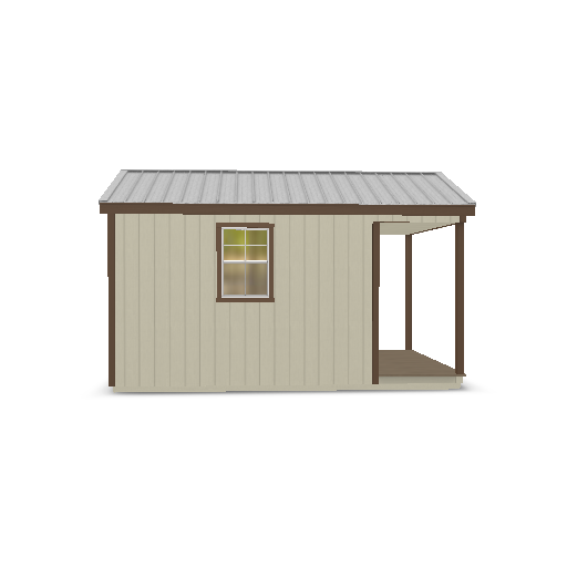 Cabin with Porch 10x16 - Image 4
