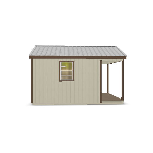 Cabin with Porch 12x16 - Image 4