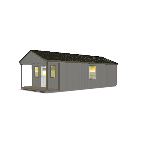 Cabin with Porch 14x32