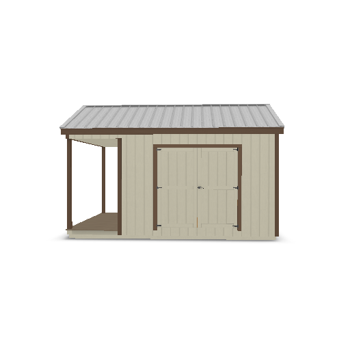 Cabin with Porch 12x16 - Image 5